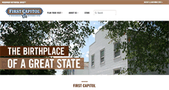 Desktop Screenshot of firstcapitol.wisconsinhistory.org