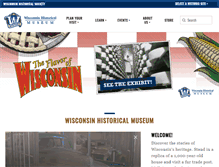 Tablet Screenshot of historicalmuseum.wisconsinhistory.org